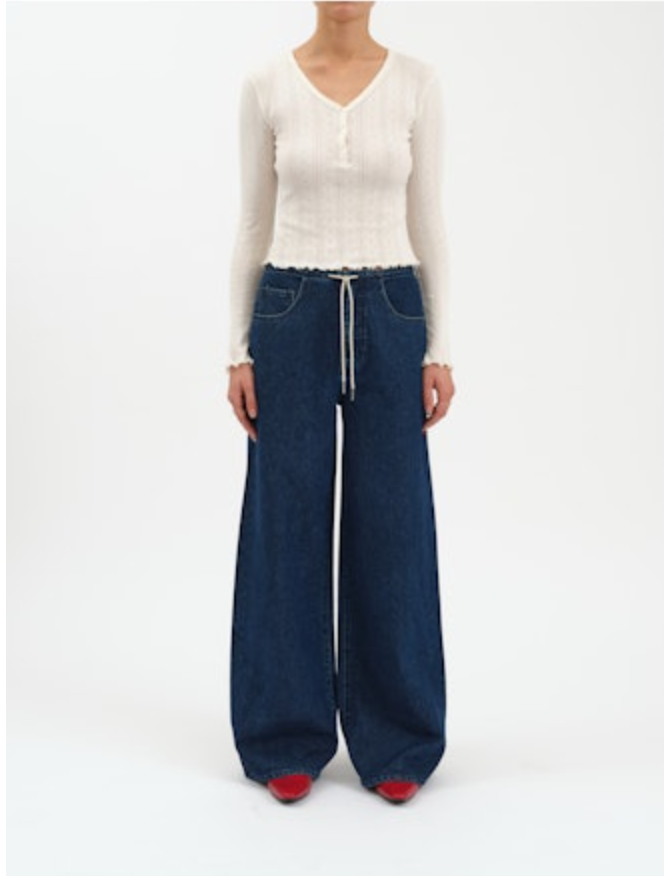 Madison Mid Rise Wide Leg