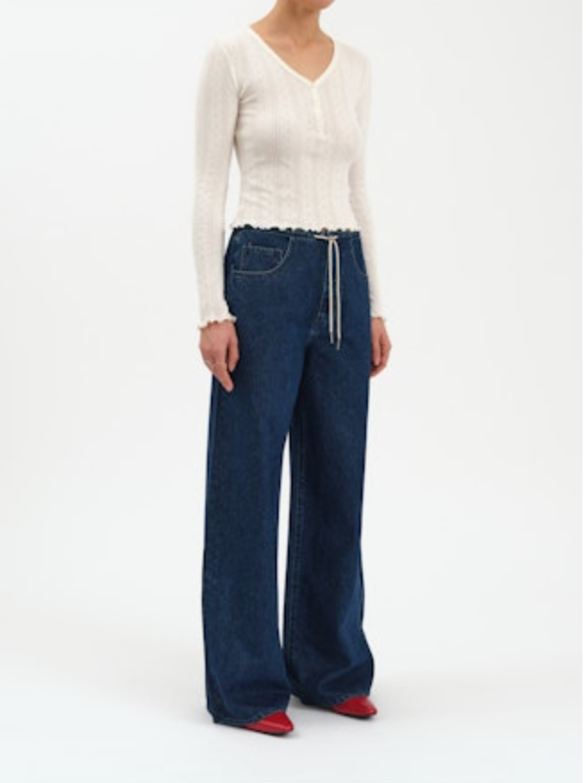 Madison Mid Rise Wide Leg