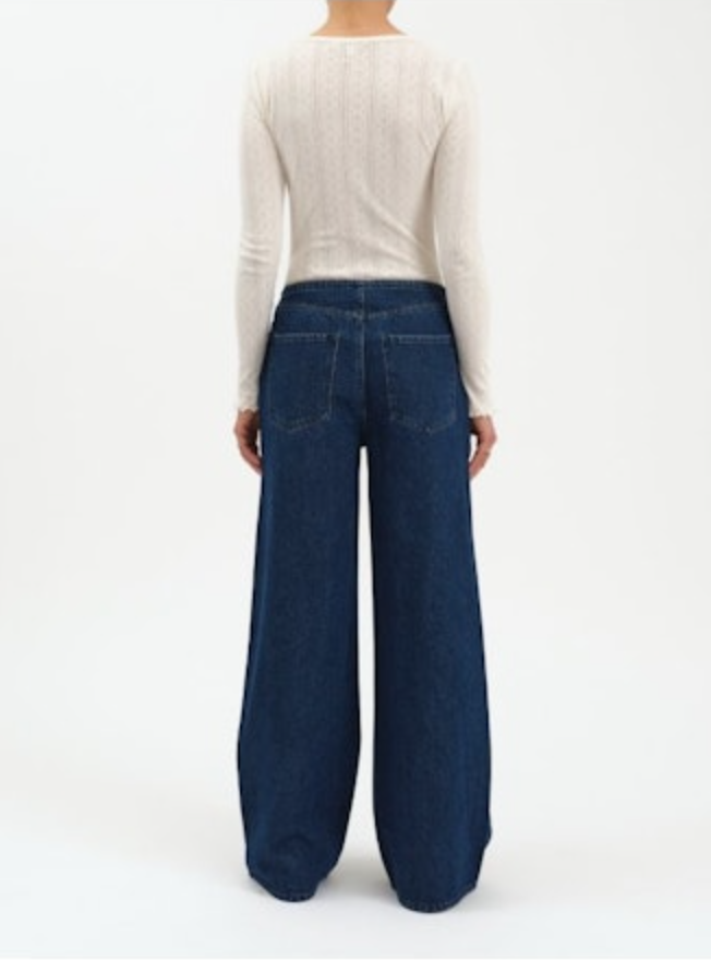 Madison Mid Rise Wide Leg