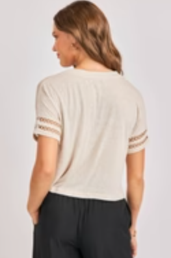Sonora Sleeve Trim Tee
