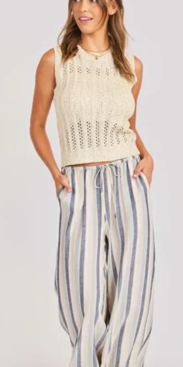 Montana Open Knit Sweater Vest